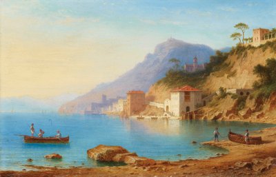 View of the Amalfi Coast by Carl Morgenstern